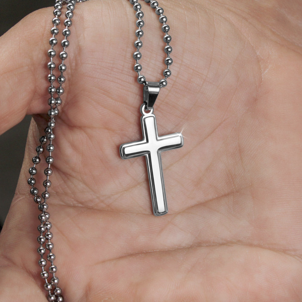 See yourself through my eyes-Artisan Cross Necklace