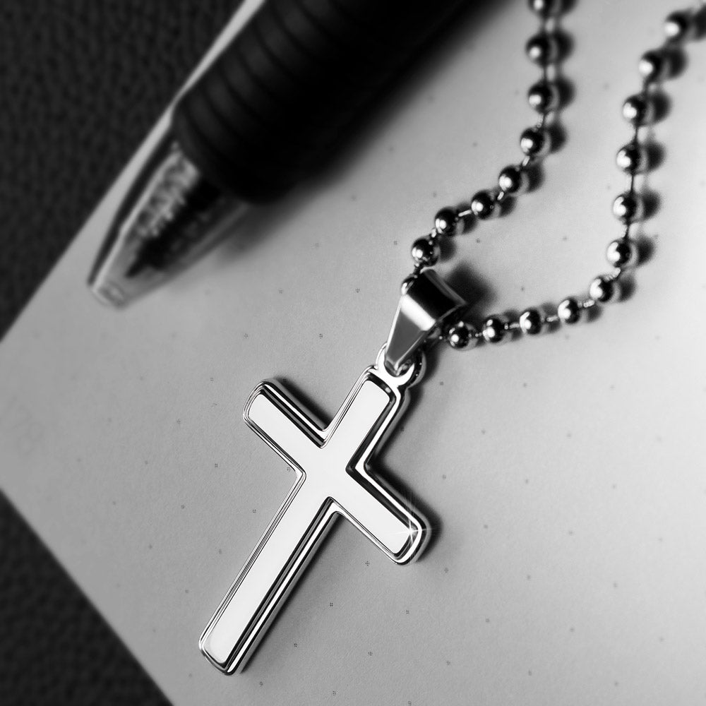 Faith Makes It Possible-Artisan Cross Necklace