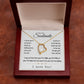 To My Soulmate- I Choose You-Forever Heart Necklace