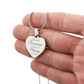 Forever Be- Engraved Heart Necklace