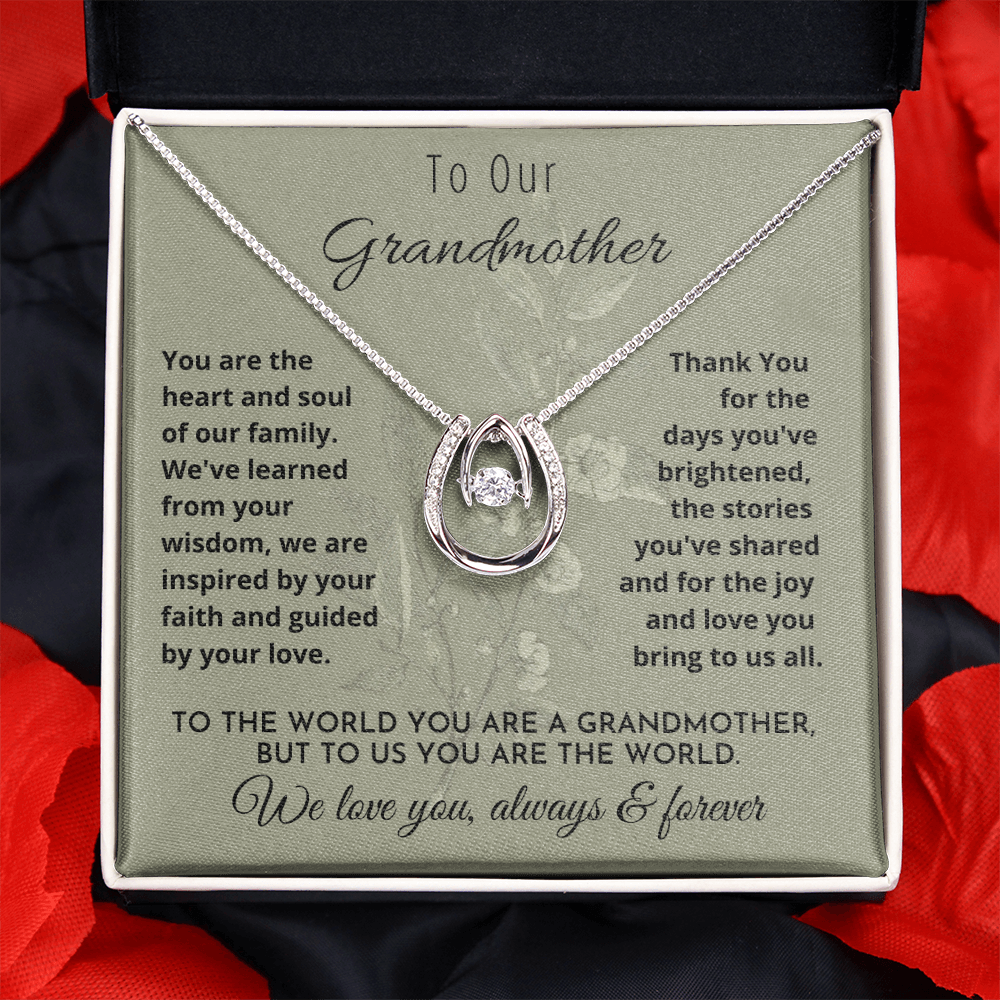 To Us You are the world-Lucky In Life Necklace