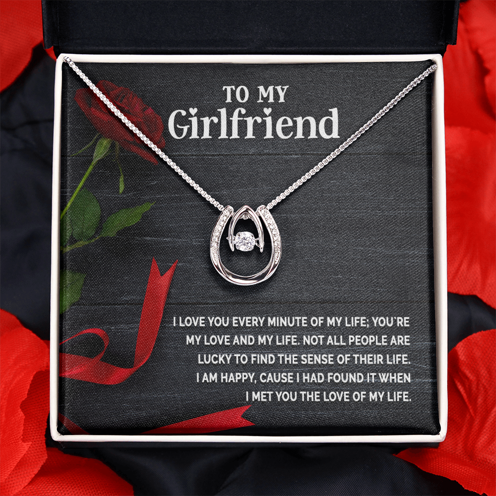 Girlfriend-The love of my life-Lucky In Love Necklace
