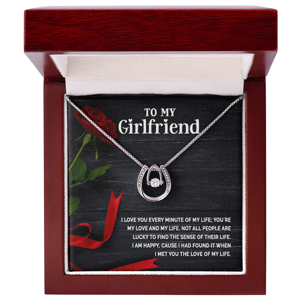 Girlfriend-The love of my life-Lucky In Love Necklace
