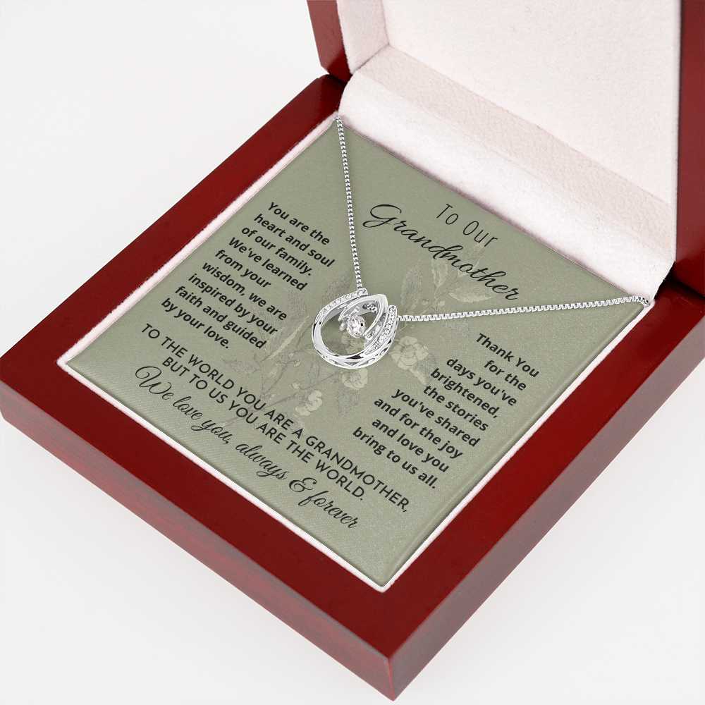 To Us You are the world-Lucky In Life Necklace