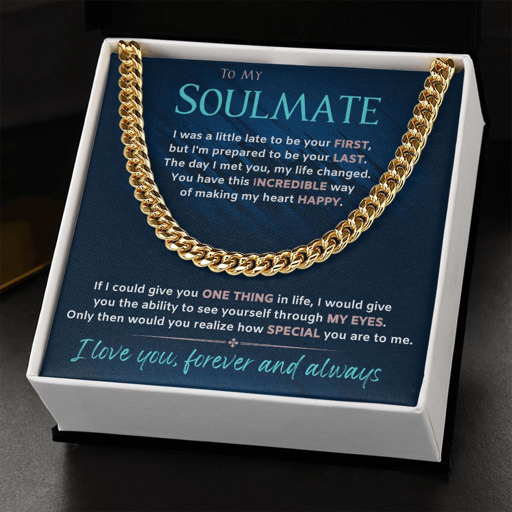 How special you are to me-Womens Cuban Link Chain