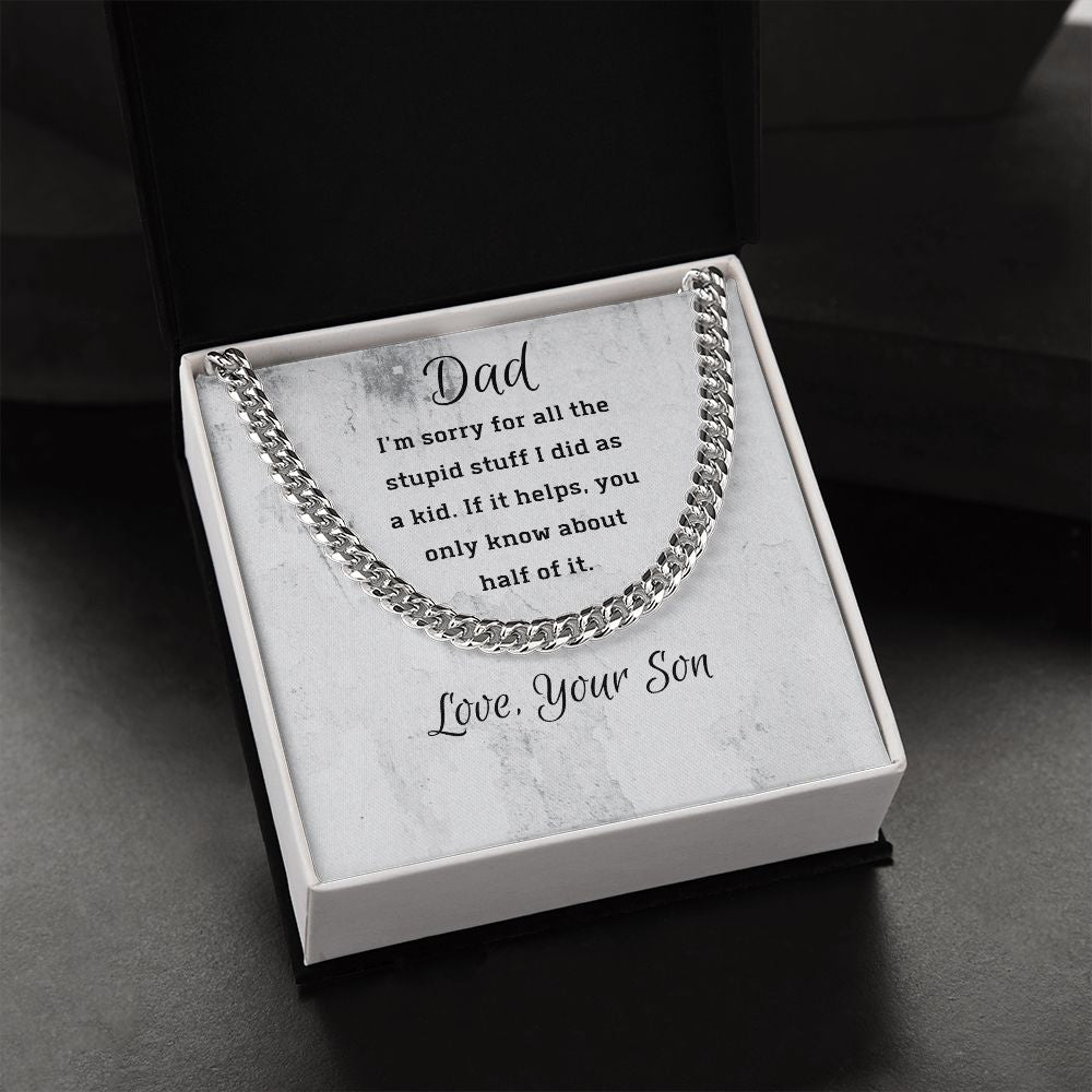 Dad-Mens Link Chain