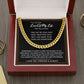 Last Everything- Mens Link Chain Necklace