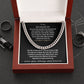 Forever Proud of You-Mens Link Chain