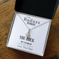 To My Badass Woman-You Rock My World- Alluring Necklace