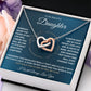 Hold this close -Interlocking Hearts Necklace