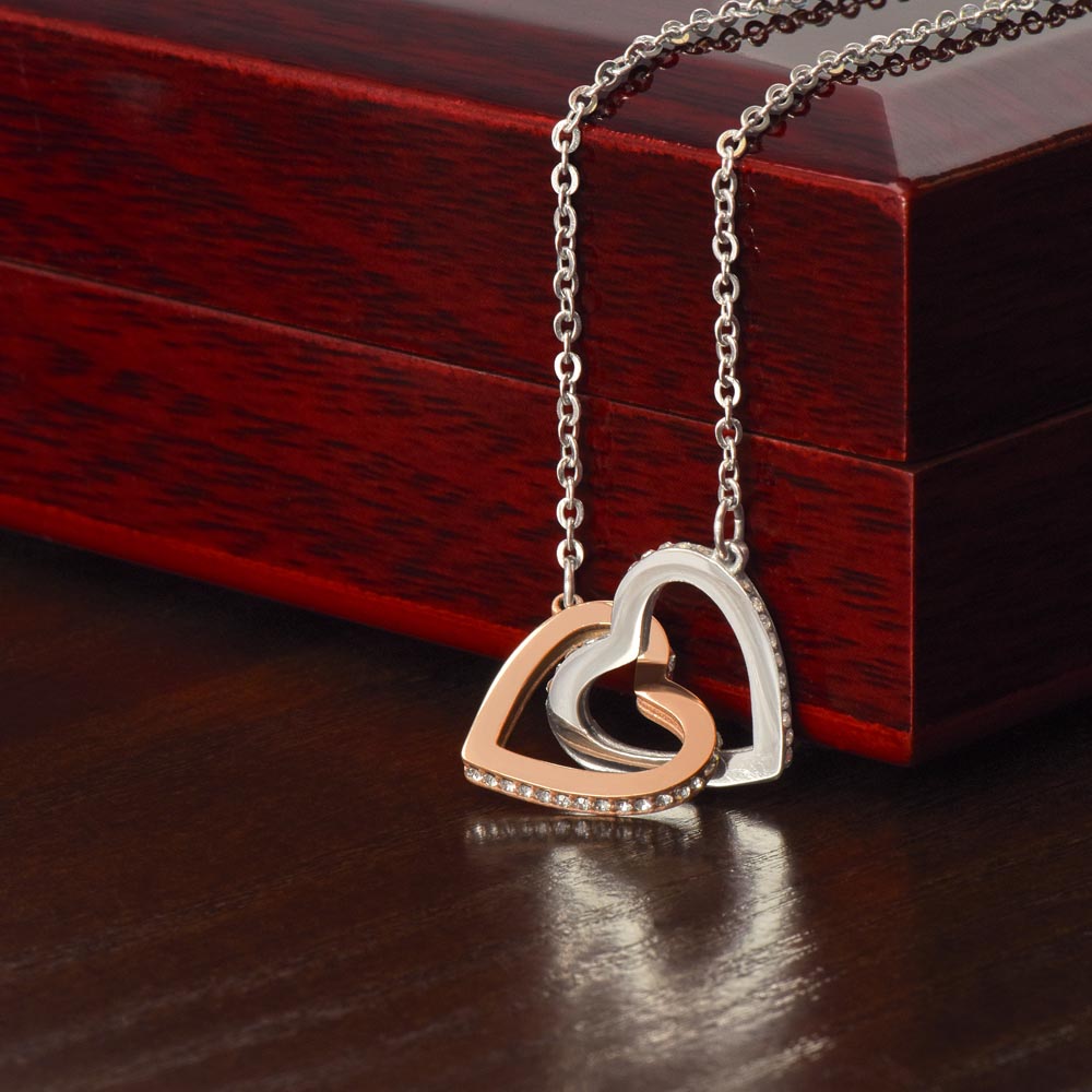 For all you've done-Interlocking Hearts Necklace