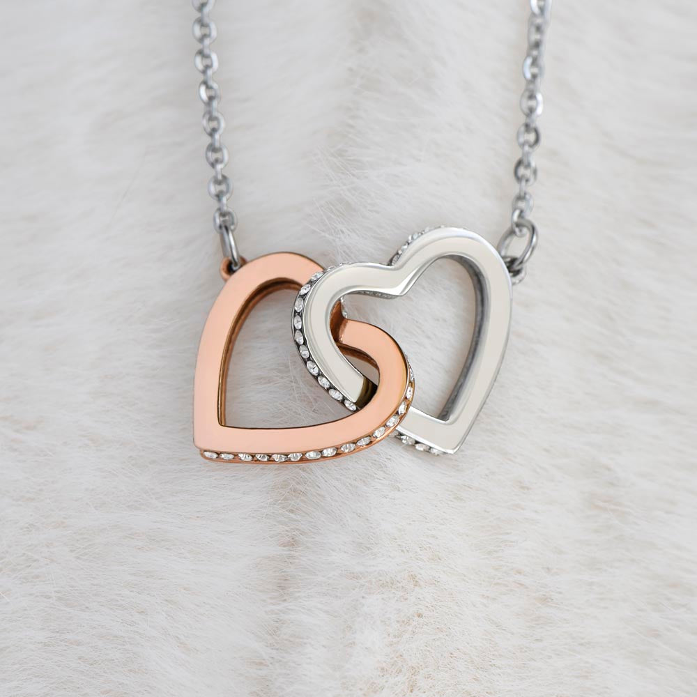 Forever Proud of You-Interlocking Hearts Necklace