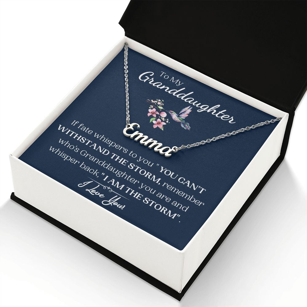 If fate whispers-Custom name necklace