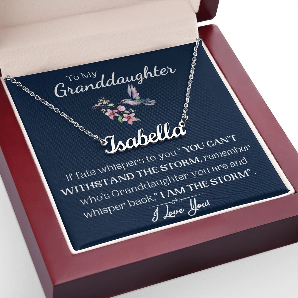 If fate whispers-Custom name necklace