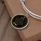 Heart that's made of Gold- Graphic Circle Bangle