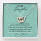 Special you are to me-Interlocking hearts Necklace