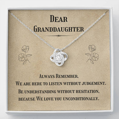 Dear Granddaughter We are here to listen