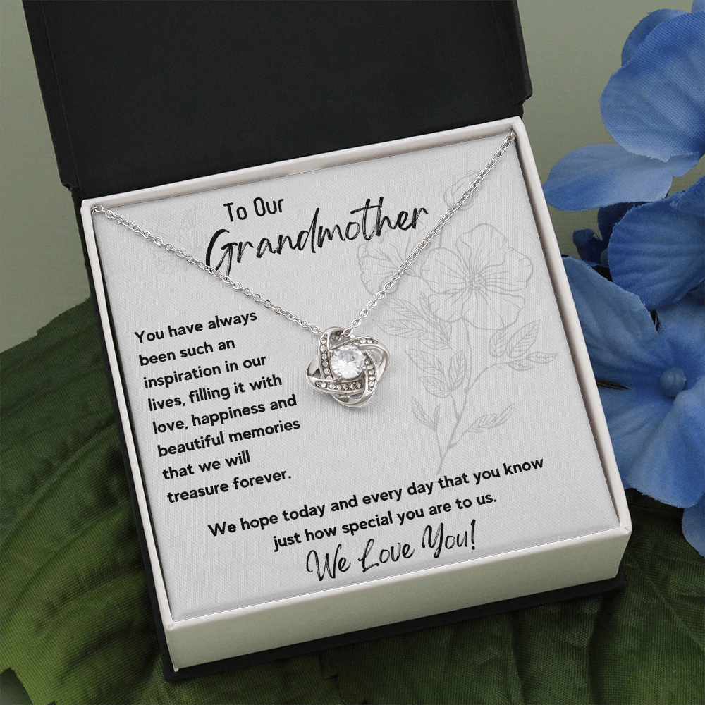 How special you are to us-Love Knot Necklace