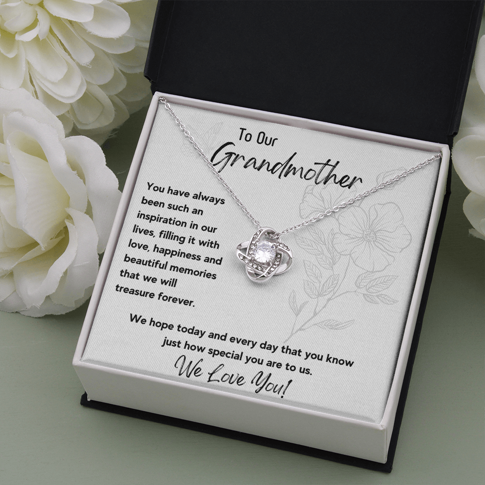 How special you are to us-Love Knot Necklace