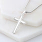We love you even more- Artisan Cross Necklace